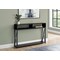 Monarch Specialties Accent Table - 48"L / Espresso / Black Metal Hall Console I 3574 - alternate 3